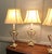 Vintage Hollywood Regency Glass Table Lamps, 1980, Set of 4 For Sale - Image 4 of 9