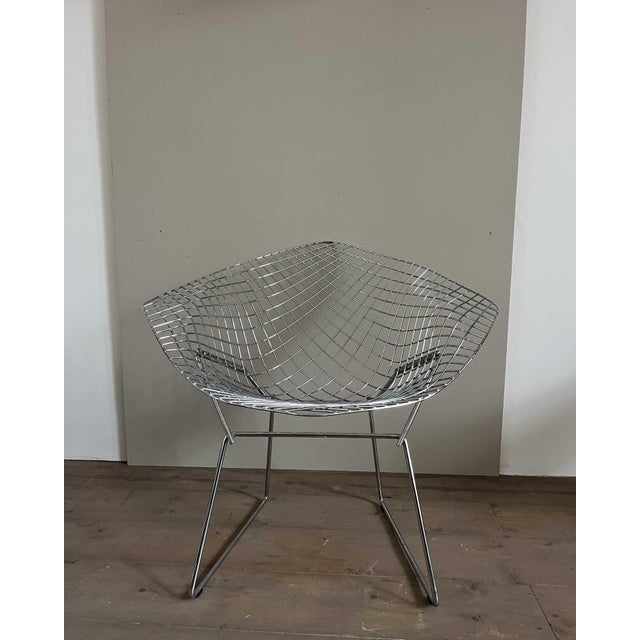 Model 421 Diamond Chair by Harry Bertoia for Knoll, 1999 For Sale - Image 3 of 15