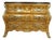 Mid 20th Century Louis XV Style Gilt-Mounted Bombe Commode With Marble Top For Sale