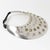 1980s Sonia Rykiel Silvered Metal Bib Necklace with Blue Glass Cabochons For Sale - Image 5 of 14
