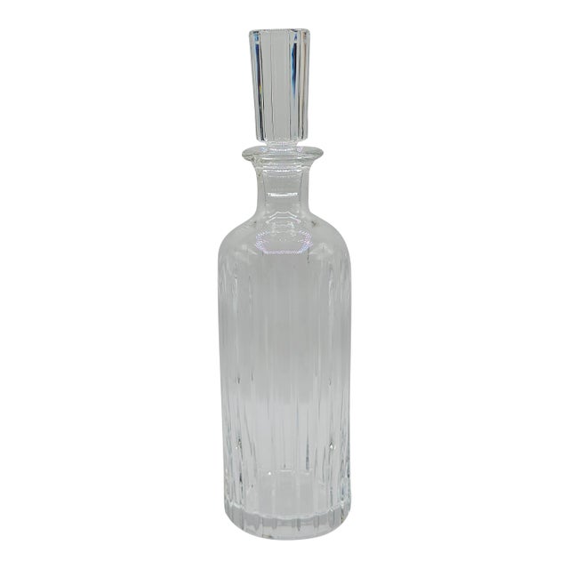 Baccarat Crystal Harmonie Round Decanter For Sale