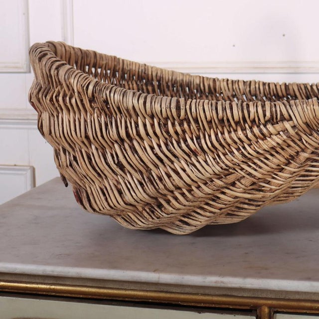 French Grape Picking Basket, 1920s For Sale - Image 4 of 6