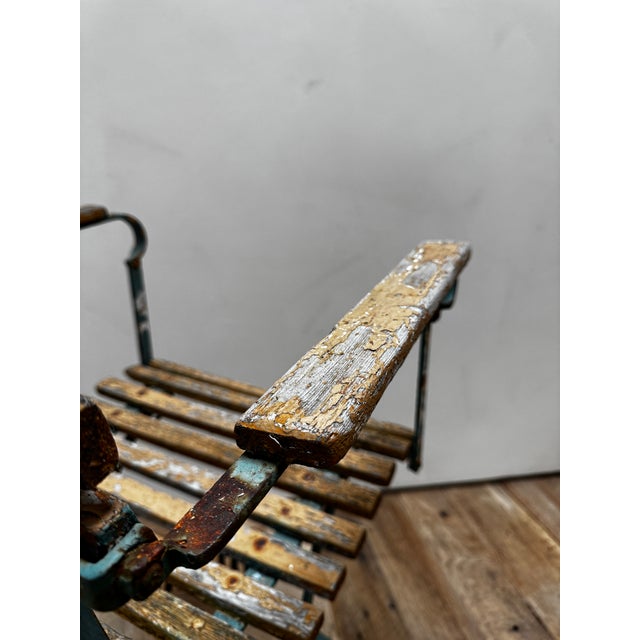 Classic Vintage French Bistro Chairs - a Pair For Sale - Image 14 of 15