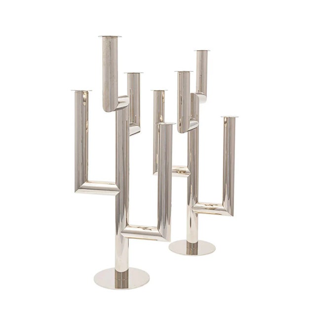 Tree Candelabras by Franz Hagenauer, 1930s, Set of 2 For Sale - Image 3 of 7