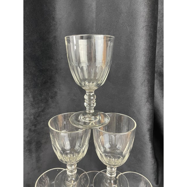 Baccarat Médicis Glasses, Late 19th Century, Set of 6 For Sale - Image 16 of 17
