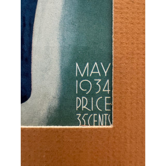 Art Deco 1934 Original Asia Cover, May, Frank McIntosh, Art Deco, Matted For Sale - Image 3 of 3