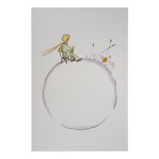 Antoine de Saint-Exupery, The Little Prince on the Flower Planet, Lithograph For Sale