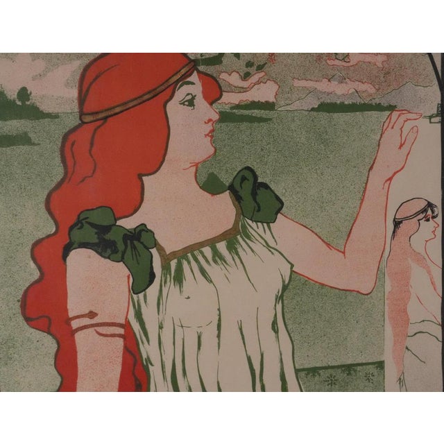 Gustave Marie, The Painter and the Print Collector, Original Signed Lithograph For Sale - Image 10 of 11