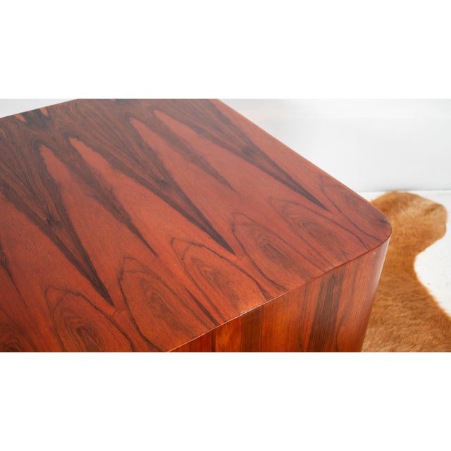 1980s Habitat International Rosewood Cube For Sale - Image 12 of 13