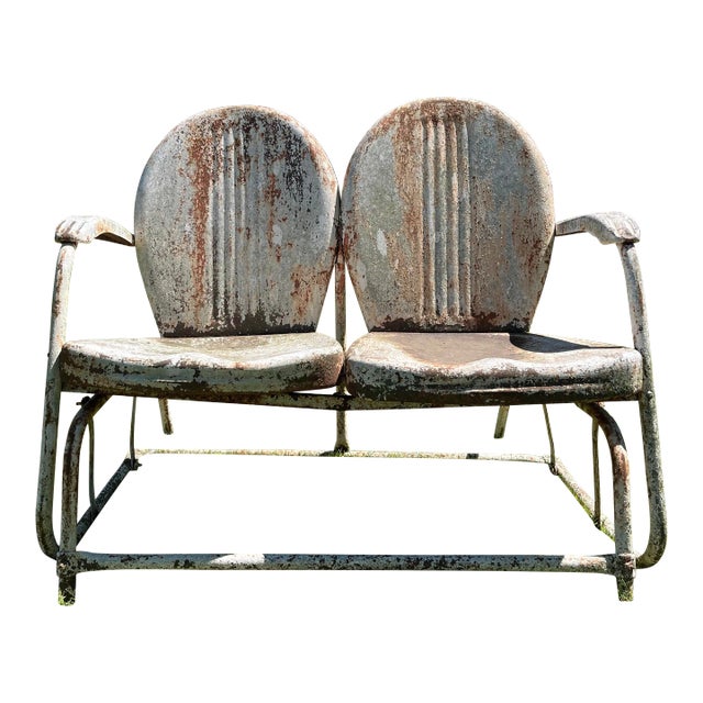 Mid 20th Century Metal Motel Glider For Sale