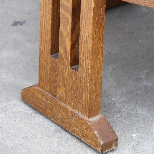 1970s 1970s Mission Style Stickley Side Table For Sale - Image 5 of 7