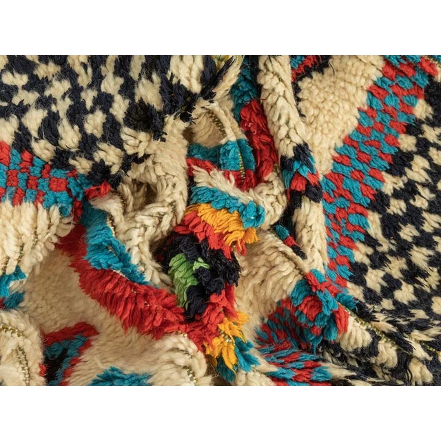 1990s Vintage Azilal Berber Rug For Sale - Image 5 of 9