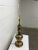 Mid-Century Modern Solid Brass Table Lamp Manner of Stiffel For Sale In Denver - Image 6 of 13
