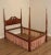 Traditional R. Wurster Custom Mahogany Carved Four Poster Bed For Sale - Image 3 of 13