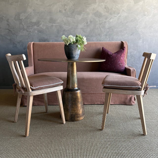 Introducing the Brussels Settee Bench, a versatile furniture piece that can serve as a bench, settee, or banquette in any...