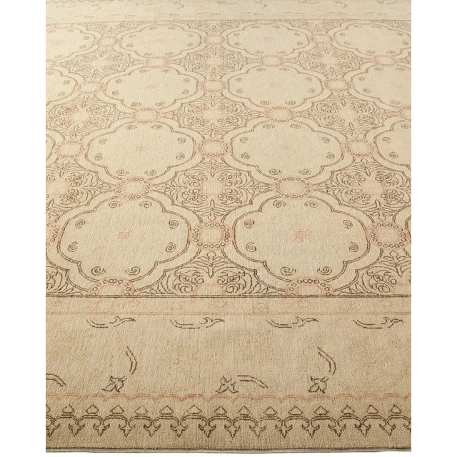 Solo Rugs Eclectic Collection Hand-Knotted Area Rug - Ivory Collection 7' 9" X 10' 5" For Sale - Image 4 of 10