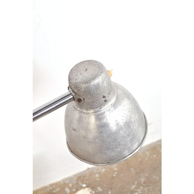Metal Industrial Flexible Workshop Table Lamp, 1950s For Sale - Image 7 of 12