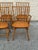 Set of 6 Windsor Style Spindle Back Dining Chairs, Warm Honey Tone For Sale - Image 4 of 12