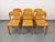 Tan Vintage Beechwood Chairs, 1970s, Set of 6 For Sale - Image 8 of 18