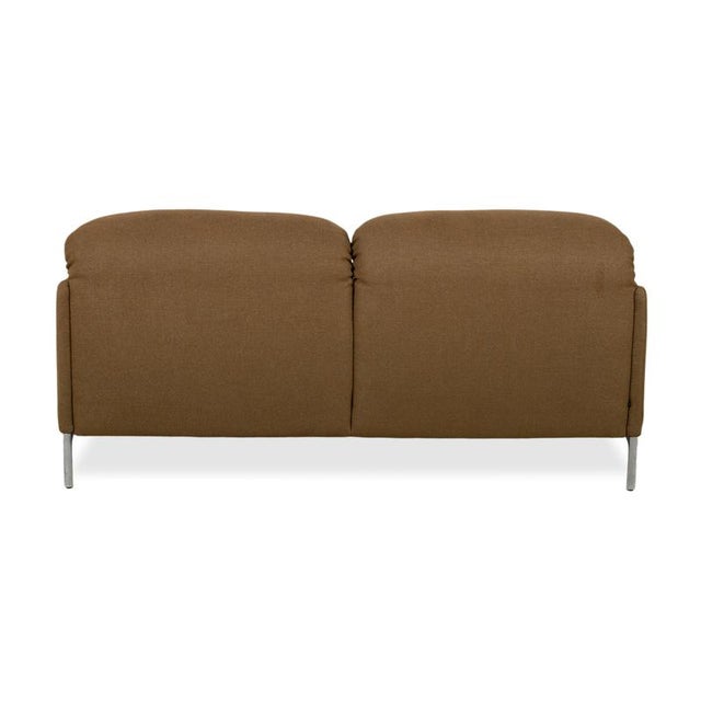 Cor Avalanche Fabric Two-Seater Brown Bronze Manual Function Sofa Couch For Sale - Image 15 of 17