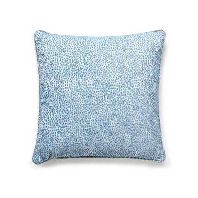Contemporary The House of Scalamandré Flurry Pillow, Ciel For Sale - Image 3 of 3
