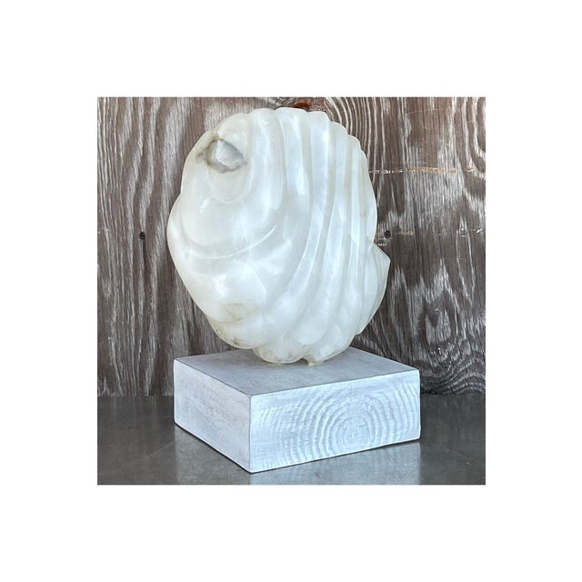 Vintage Boho Abstract Stone Sculpture For Sale - Image 4 of 7