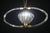 1950s 1950s Art Decò Murano Glass and Brass Chandelier by Barovier & Toso For Sale - Image 5 of 13