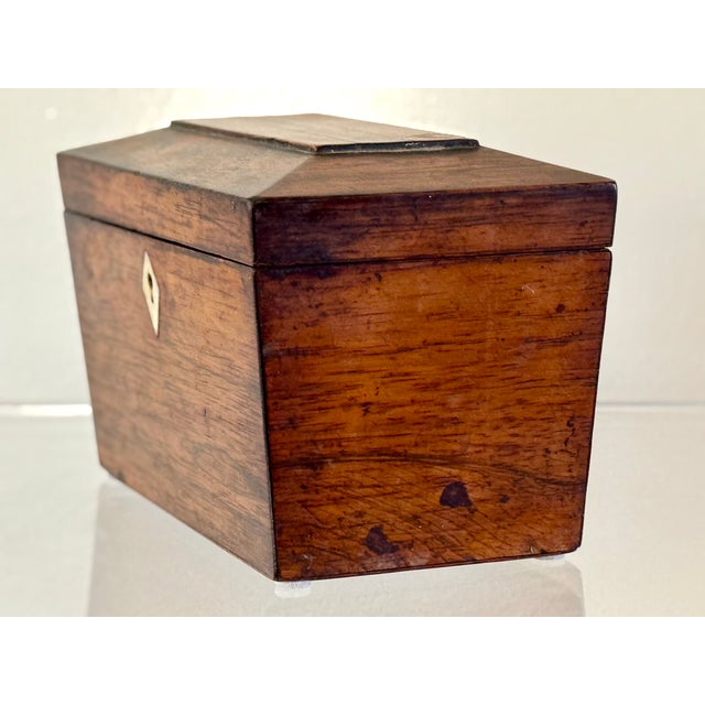 19th Century English Tea Caddy For Sale In Palm Springs - Image 6 of 15