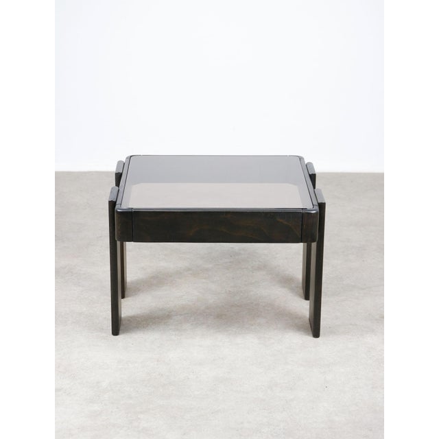 Gianfranco Frattini Small Vintage Coffee Table by Gianfranco Frattini, 1970s For Sale - Image 4 of 14
