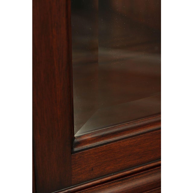 Henkel Harris Regency Style Mahogany Breakfront China Cabinet For Sale - Image 13 of 18