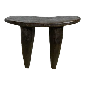 Tribal African Carved Wood Senufo Table/Stool 22" W