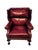 Chippendale Hancock and Moore Wingback Ball and Claw Leather Chair For Sale - Image 3 of 8