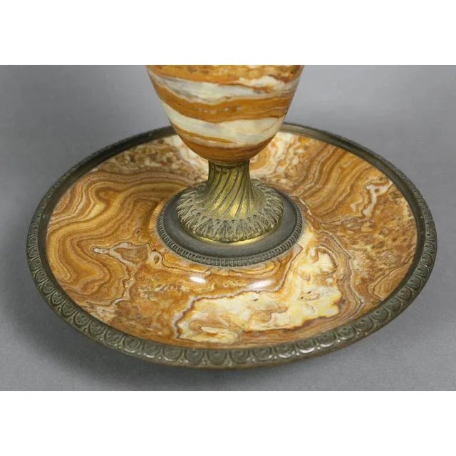 Italian Grand Tour Onyx and Bronze Ewer For Sale - Image 9 of 11