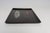 Rectangular tray by Couroc of Monterey, California depicting a bird perched on a flag on the golf green above a ball...