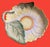 Ceramic Vintage Tiffany & Co. Majolica Ceramic Flower Shaped Dish in the Style of Mottahedeh Made in Italy Signed For Sale - Image 7 of 9