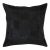Pasargad Home Safari Checkered Black Cowhide Pillow For Sale