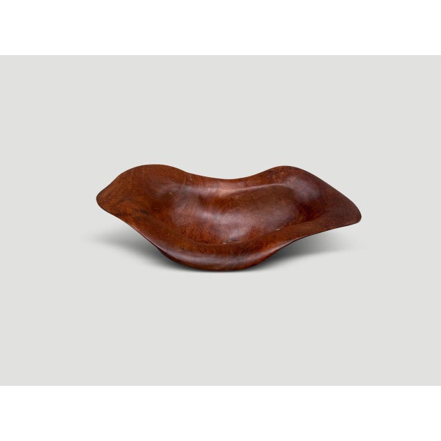 Andrianna Shamaris Sculptural Rare Ancient Teak Wood Bowl For Sale - Image 17 of 18