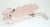 Hot Pink Floral Tole Painted Metal Curtain Tie Backs c.1930, 4 Pairs Total of 8 For Sale - Image 8 of 14