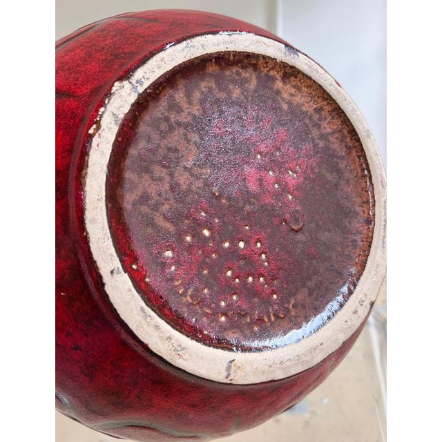 Floor Vase with Dragon Scales from Scheurich For Sale - Image 3 of 9