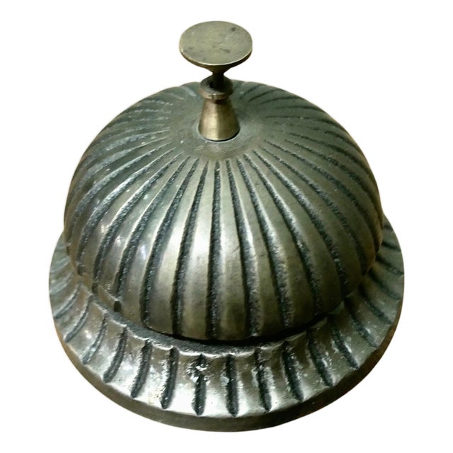 Brass Counter Top Courtesy Bell in Brass, 1880 For Sale