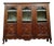 Antique Louis XV Style Bookcase in Walnut, 1850s For Sale