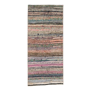 Striped Vintage Mini Kilim Rug - 1`8″ X 3`8″ For Sale