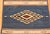 Vintage Mexican Saltillo Serape Kilim Rug, Flat-Woven Wool Blanket, Royal Blue, 2x2 For Sale - Image 4 of 10