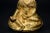 Padma Sambhav Tibetan Teacher Gilt Bronze Statue For Sale - Image 9 of 13