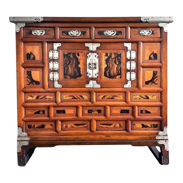 Large Korean Head Side Chest Morijang Joseon Dynasty For Sale