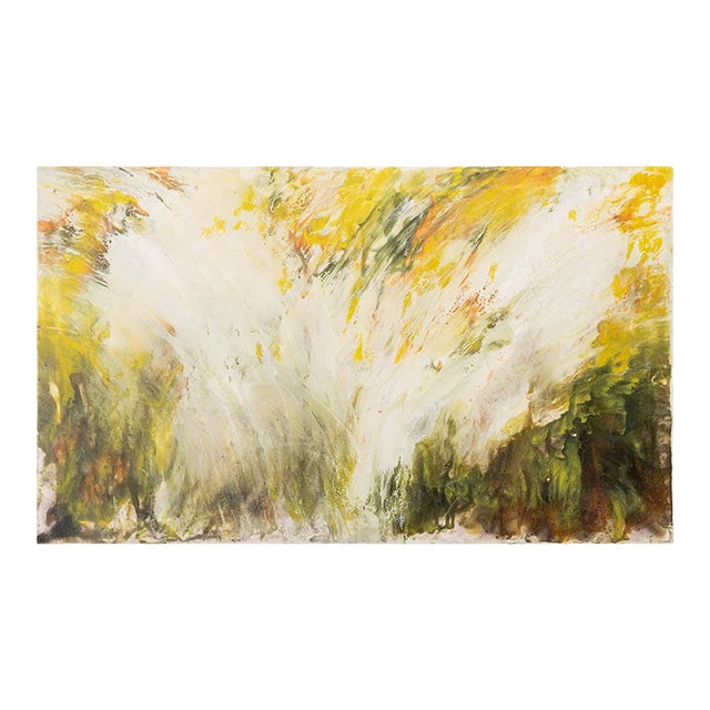 Vintage Midcentury Modern Abstract Expressionist Oil Painting on Canvas, in the Manner of Jackson Pollock, 1970s For Sale