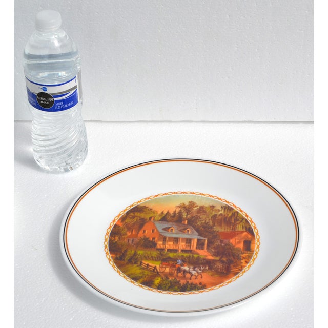 1987 Corelle Limited Edition Summer Scene Plate Corning Glass Works U S A For Sale - Image 14 of 14