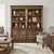 Dimensions: 88" W x 20" D x 96.5" H Make a grand statement with this extraordinary architectural bookcase cabinet,...