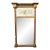1810s Boston Federal Giltwood Mirror With Cady & Maunder Label and Eglomise Glass For Sale