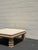 Contemporary 1990s Attributed to Kreiss Contemporary Travertine Stone Carved Wood Coffee Table For Sale - Image 3 of 3